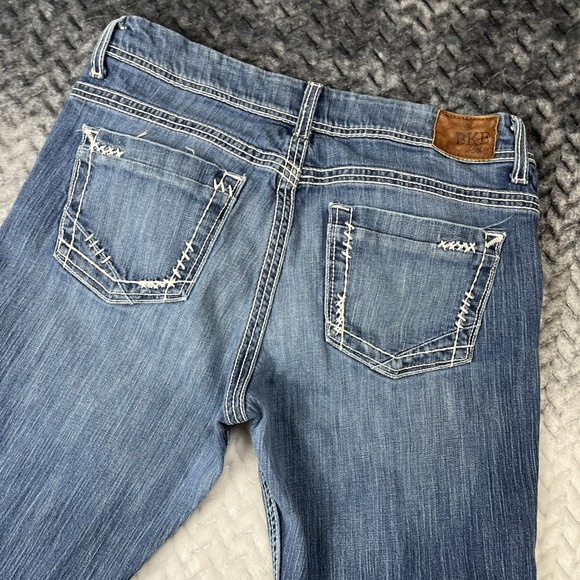 BKE Denim Payton Stretch Boot Cut Mid Rise Jeans Womens Size 32L - Picture 11 of 13